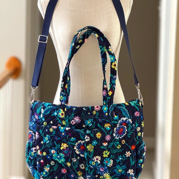 Vera Bradley Handbags - Vera Bradley Computer Bag, Diaper Bag, Retired Pattern Moonlight Garden